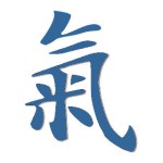 Chinese karakter voor Qi of energie in acupunctuur Praktijk Van Oosten Nijmegen